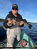 25" Walleye caught on Jubilee Lake