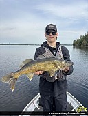 28" Walleye caught on Sparrow lake 