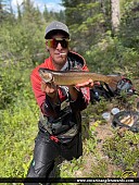 18.5" Brook/Speckled Trout caught on Wonder Creek