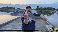 39.75" Northern Pike caught on Wabigoon Lake