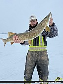 38" Northern Pike caught on Cook's Bay