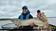 48" Muskie caught on Lake of the Woods