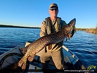 40" Northern Pike caught on Windsor Lake