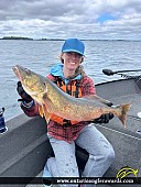27.27" Walleye caught on Lake Couchiching