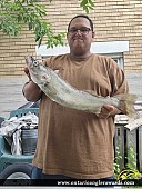 25.25" Walleye caught on Lake Erie