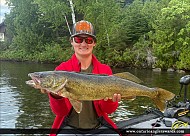 29" Walleye caught on Lake Temagami