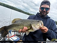 21" Largemouth Bass caught on Long Mallory Lake
