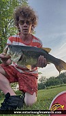 22" Largemouth Bass caught on St. Lawrence River