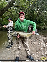 38" Chinook Salmon caught on Bowmanville Creek