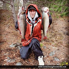 24" Brook/Speckled Trout caught on Broder 23
