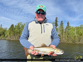 20" Brook/Speckled Trout caught on Lake Nipigon