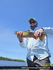 20" Brook/Speckled Trout caught on Lake Nipigon