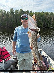 40" Northern Pike caught on Kecil Lake
