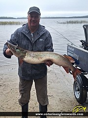 40" Northern Pike caught on Victoria Lake