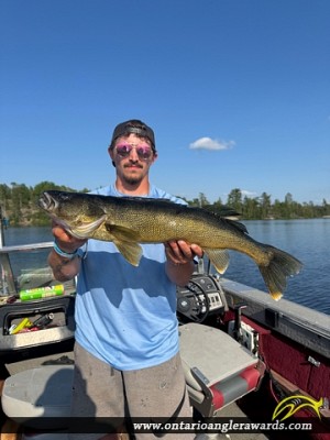 29" Walleye caught on Little Vermilion Lake