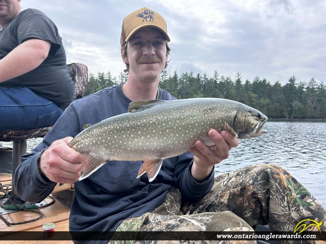 23.5" Splake caught on The Chain Lakes