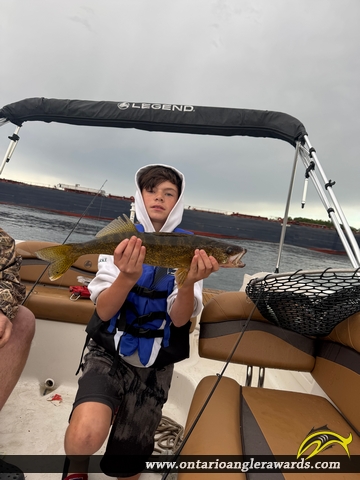 25" Walleye caught on St. Lawrence River