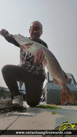 38" Northern Pike caught on Eagle Lake