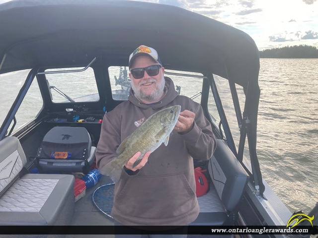 17.5" Smallmouth Bass caught on Wabigoon Lake