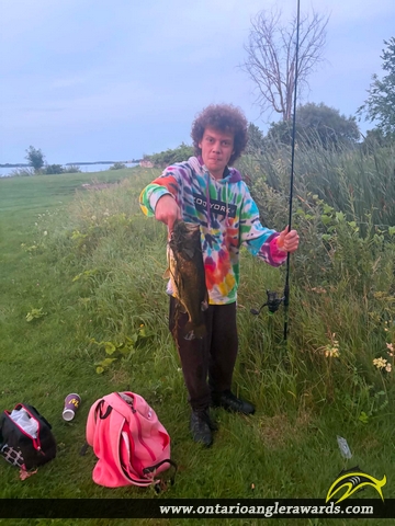 20" Largemouth Bass caught on St. Lawrence River