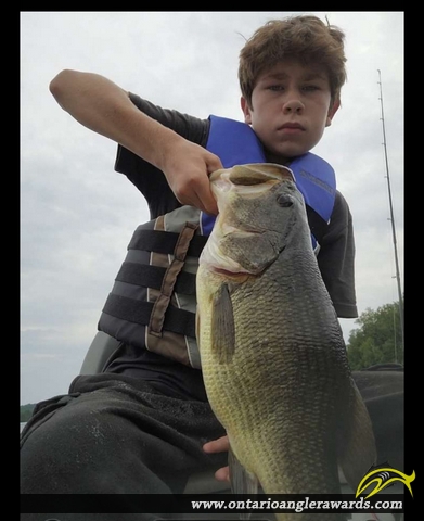 21" Largemouth Bass caught on Green Lake