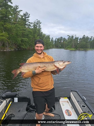 46.5" Muskie caught on Lake of the woods