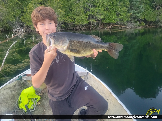 22" Largemouth Bass caught on Green Lake