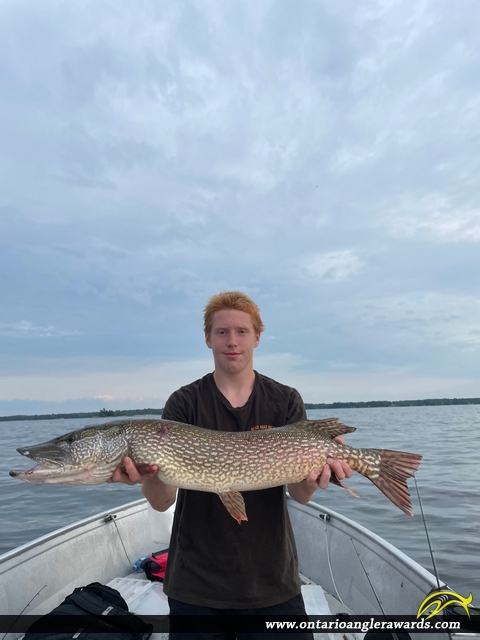 41.5" Northern Pike caught on Lake Nipissing