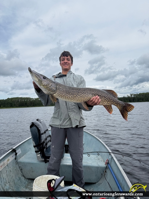 45" Northern Pike caught on Secon Lake