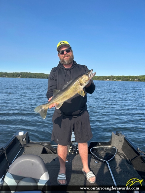26" Walleye caught on Malachi Lake 