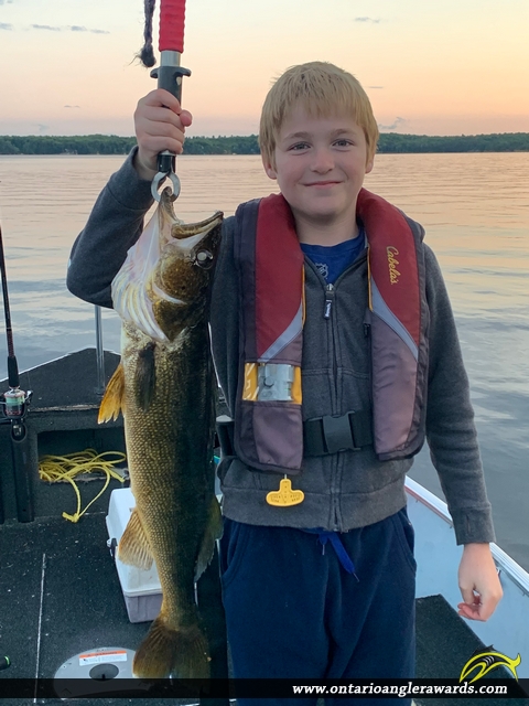 27.5" Walleye caught on Wahwashkesh Lake