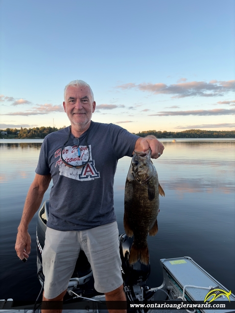 19.5" Smallmouth Bass caught on Laurensons Lake