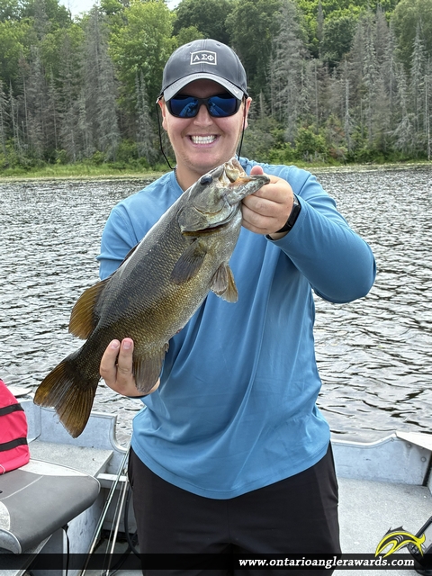 20.5" Smallmouth Bass caught on Kecil Lake