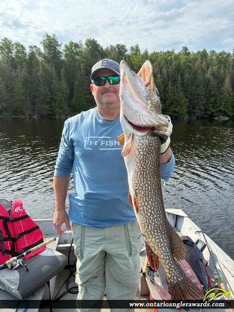 40" Northern Pike caught on Kecil Lake