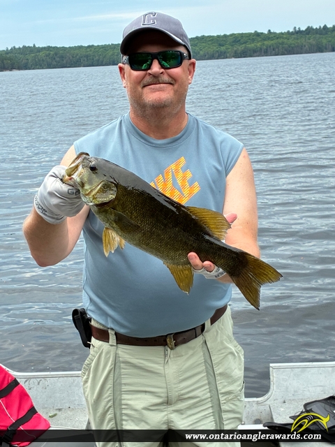 20" Smallmouth Bass caught on Kecil Lake