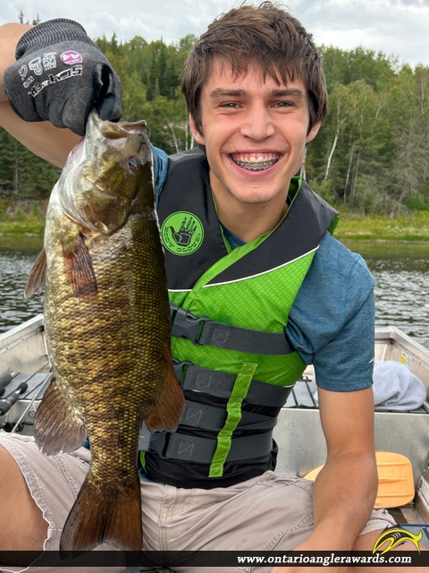 17" Smallmouth Bass caught on Locke Bay
