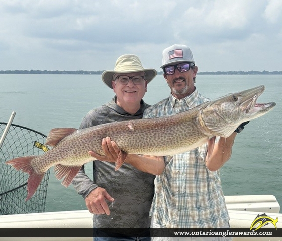 52" Muskie caught on Lake St. Clair