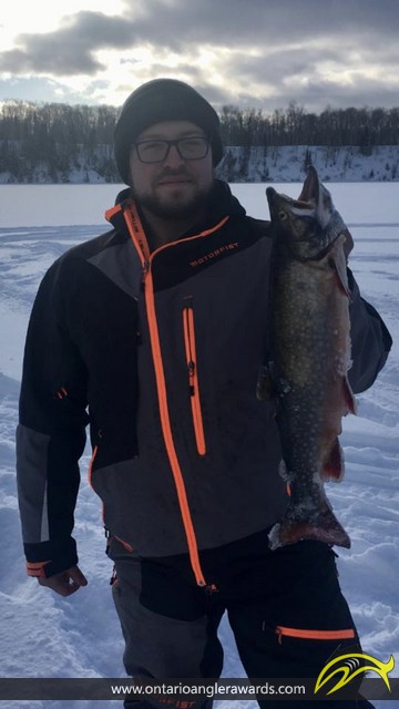 24" Splake caught on Allen Lake