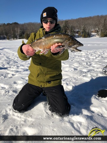 20.5" Splake caught on Longline Lake