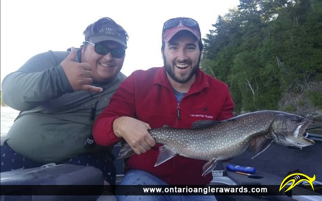 28" Splake caught on Big Rideau Lake