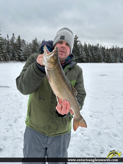 22" Splake caught on Blue Lake