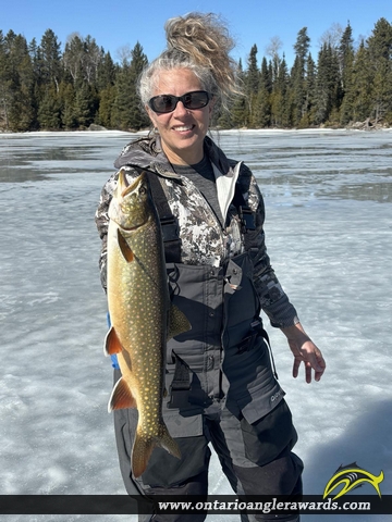 22.5" Splake caught on Bold Lake