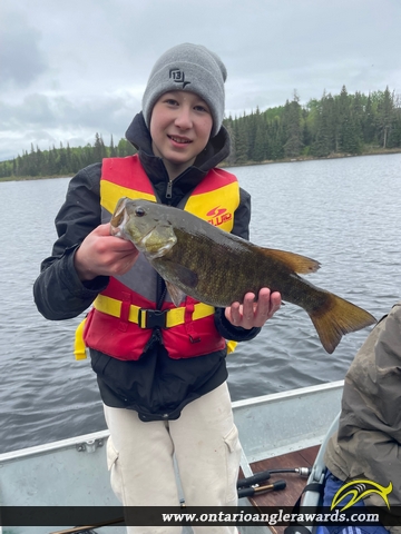 18" Smallmouth Bass caught on Dogtooth Lake