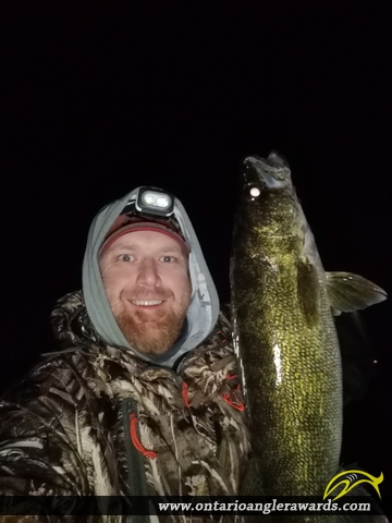 26" Walleye caught on St. Lawrence River
