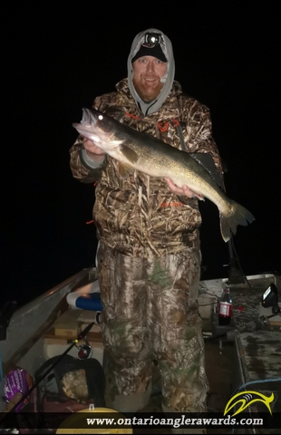 27" Walleye caught on St. Lawrence River