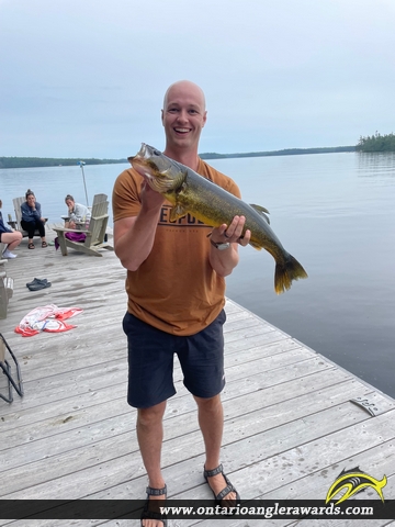 26" Walleye caught on Lake Muskoka