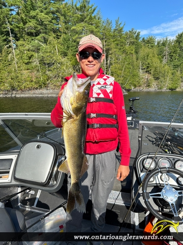 25.5" Walleye caught on Lake of the Woods 