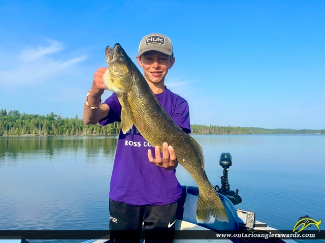 26.5" Walleye caught on Lake of the Woods