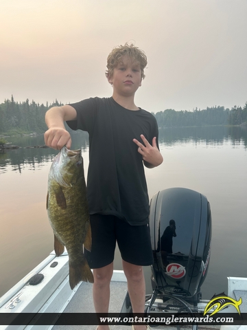 17.5" Smallmouth Bass caught on Dogtooth Lake