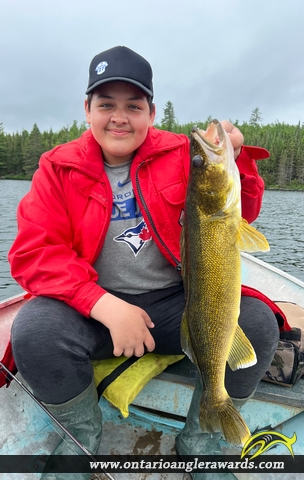 29" Walleye caught on Rose Lake